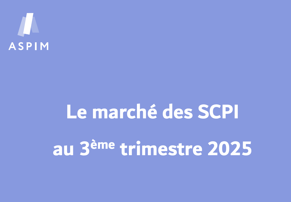 Le marché des SCPI au T3 2025