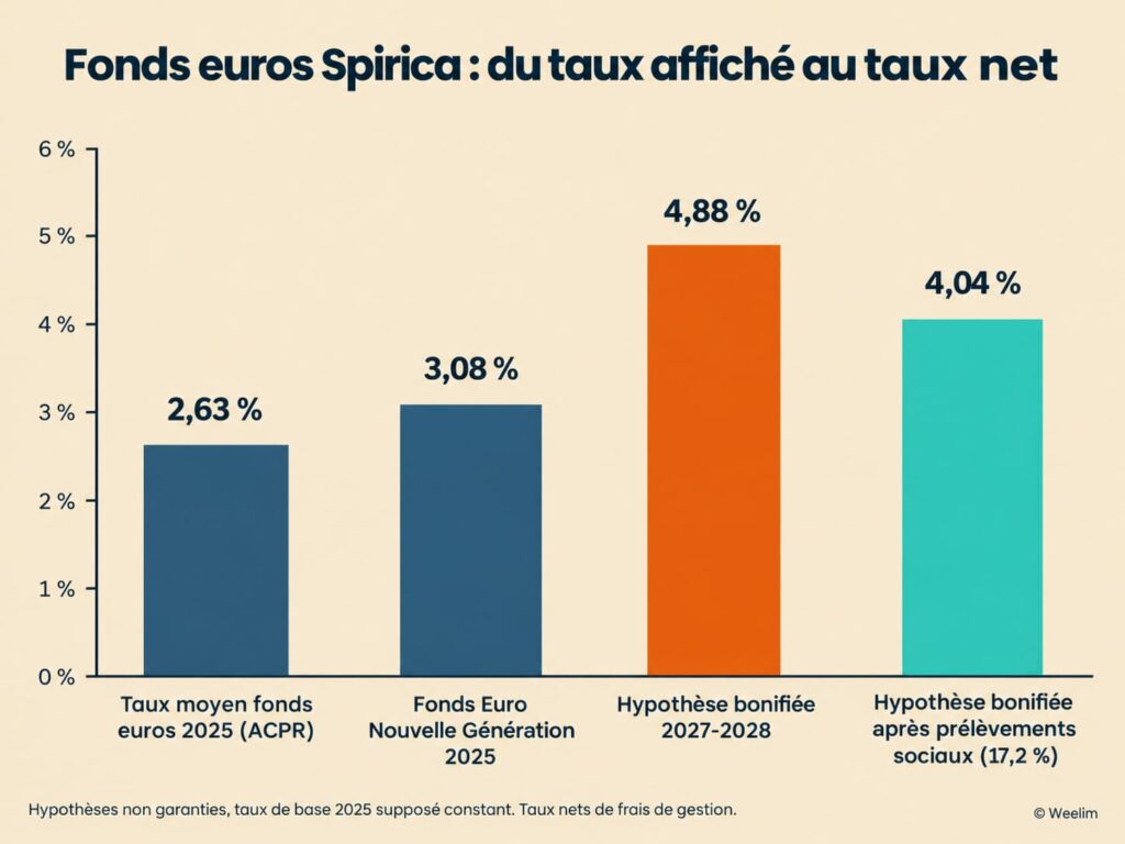 Comparatif offre taux boosté spirica 2026