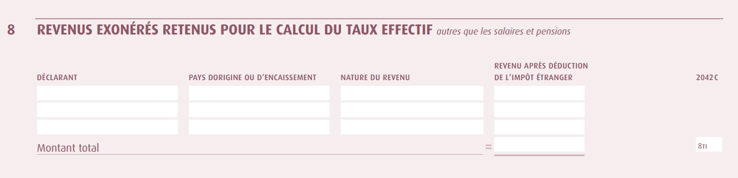 revenus fonciers SCPI de source étrangère non imposables en France