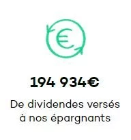 Iroko zen dividendes versés