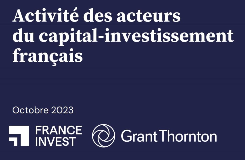 Activité du capital investissement en France S1 2023