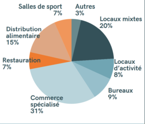 Repartition par secteur SCPI Epsilon 2024