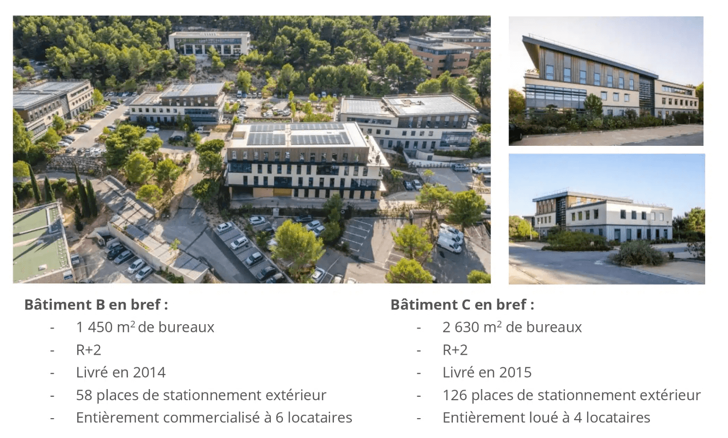 SCPI Cœur de Régions acquisitions Aix en Provence