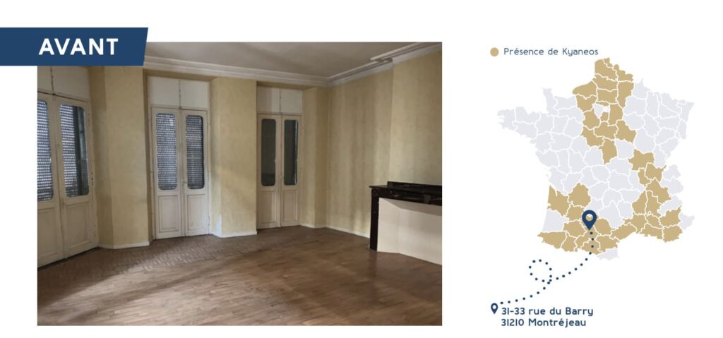 Achat et renovation actif immobilier haute garonne Kyaneos Pierre