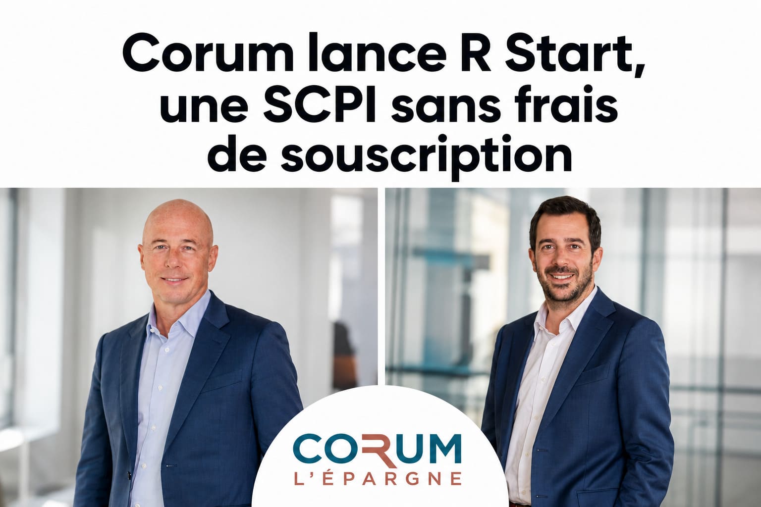 Corum Lance R Start une SCPI Sans frais de souscription