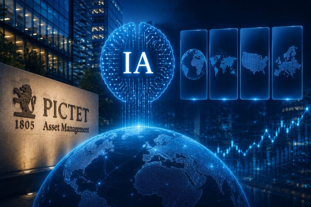 PICTET lance 4 ETF pilotés avec IA